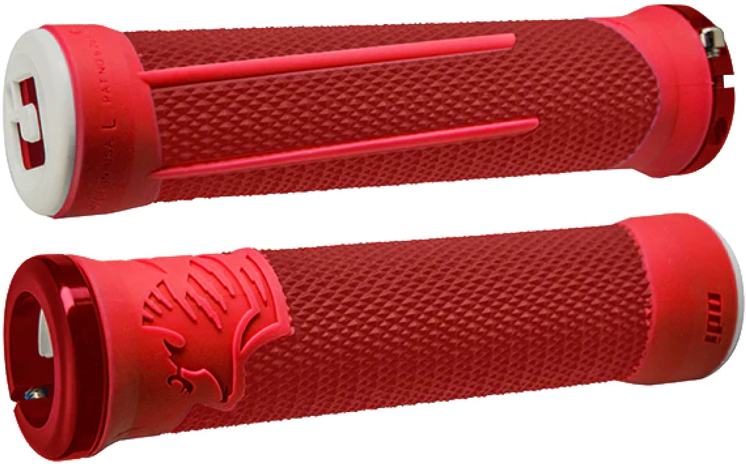 ODI AG2 Signature Lock-On 2.1 MTB Greb 135mm - Red-Firered