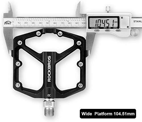 Tilbehør - Pedaler & Klamper - RockBros Platformpedaler Alu 9/16" - Black
