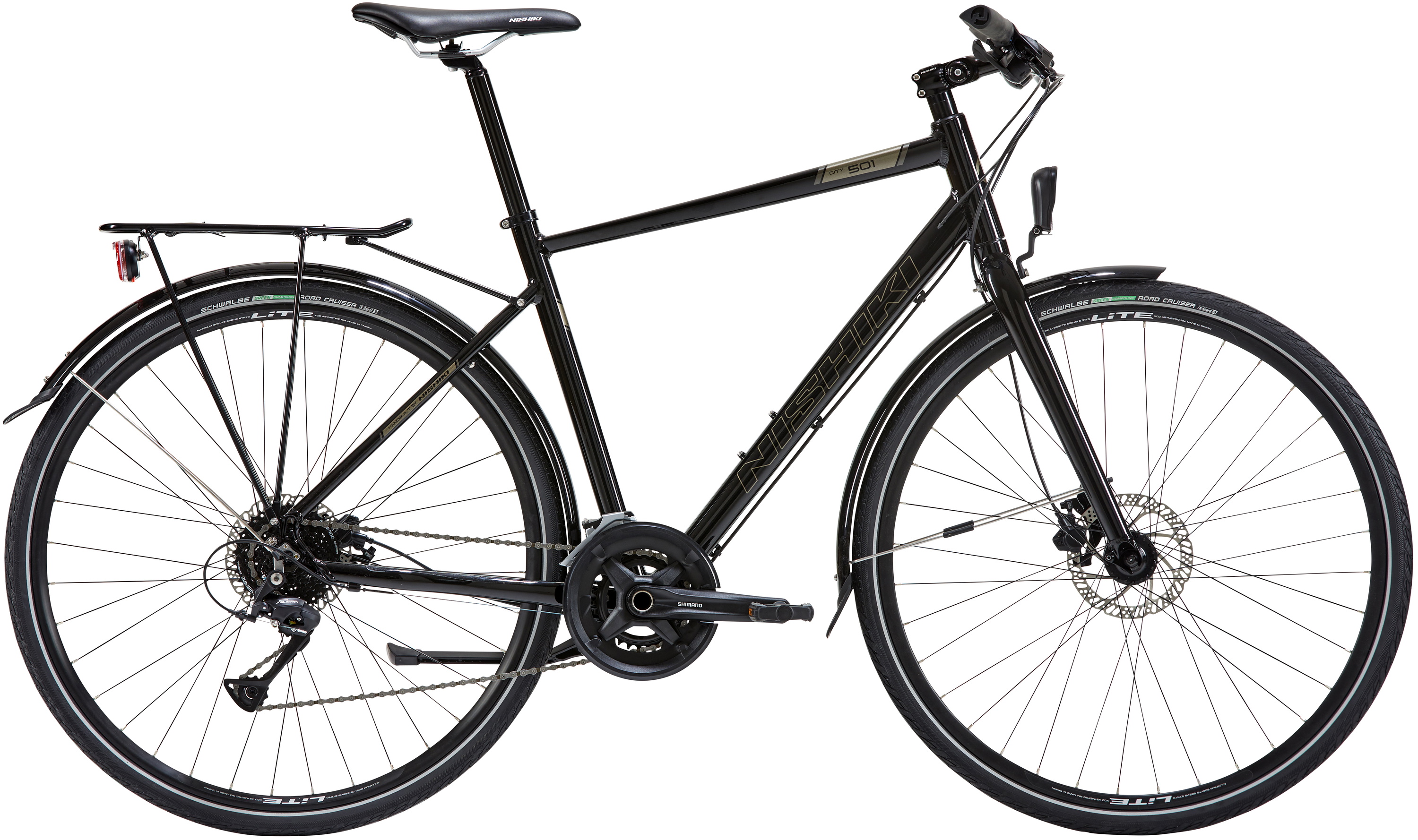 Nishiki City 501 Herre 18g 2023 Sort