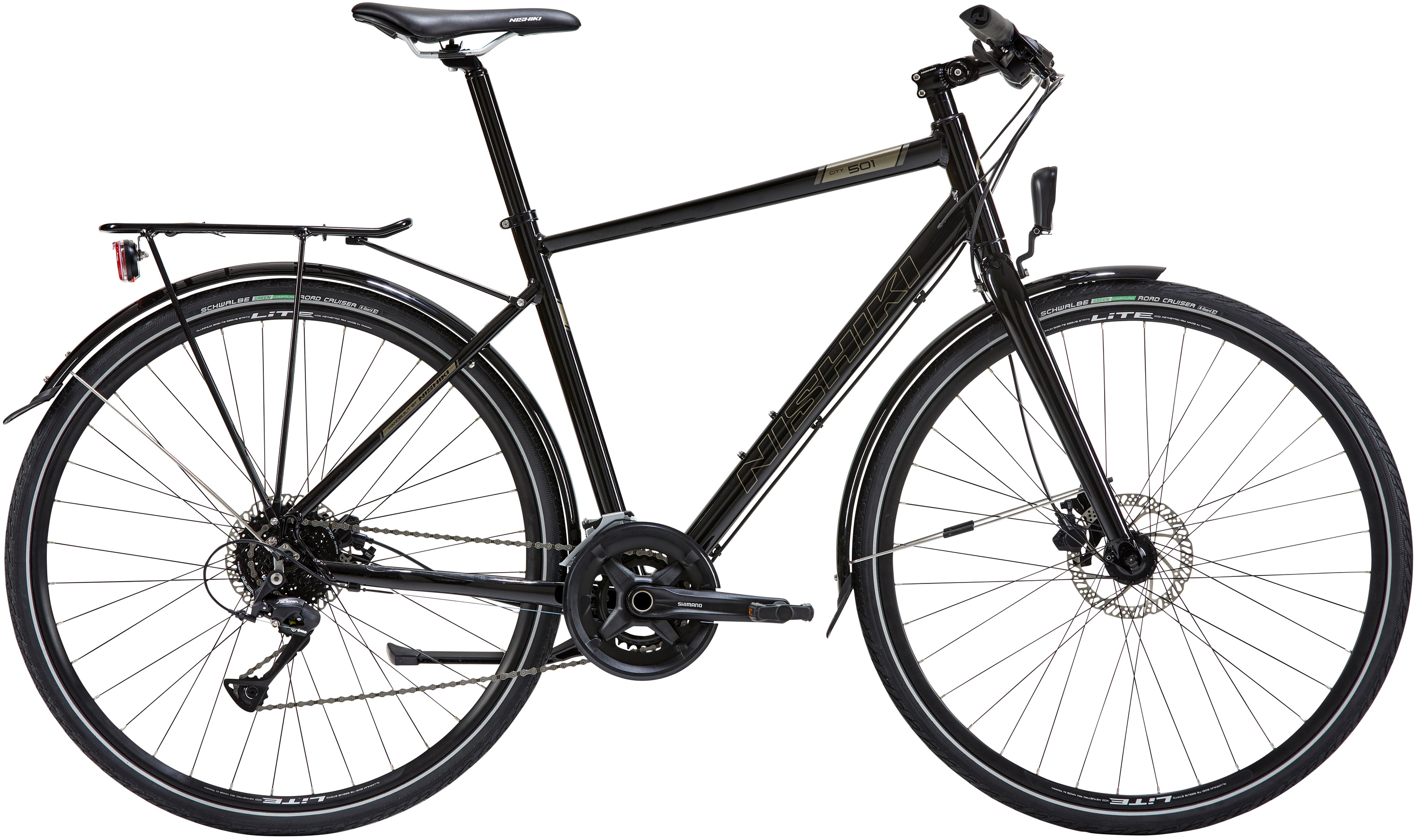 Billede af Nishiki City 501 Herre 18g 2023 - Sort