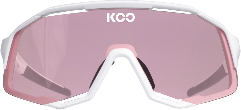 Beklædning - Cykelbriller - KOO Demos Cykelbriller Fotokromiske - Hvid/Pink