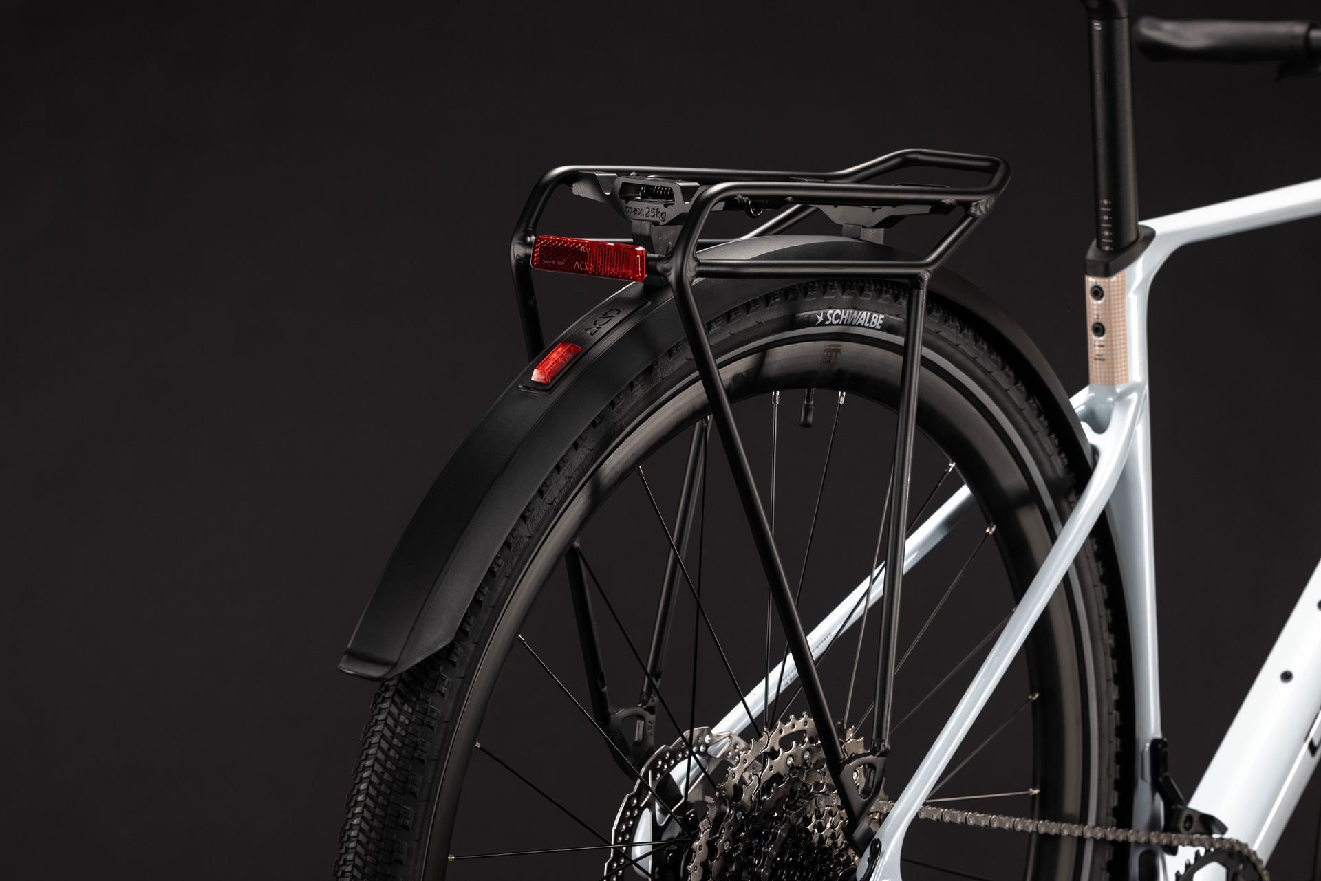 Cykler - Herrecykler - Cube Nulane C:62 SLX FE (Fully Equipped) Herre 2027 - Glacier´n´Black