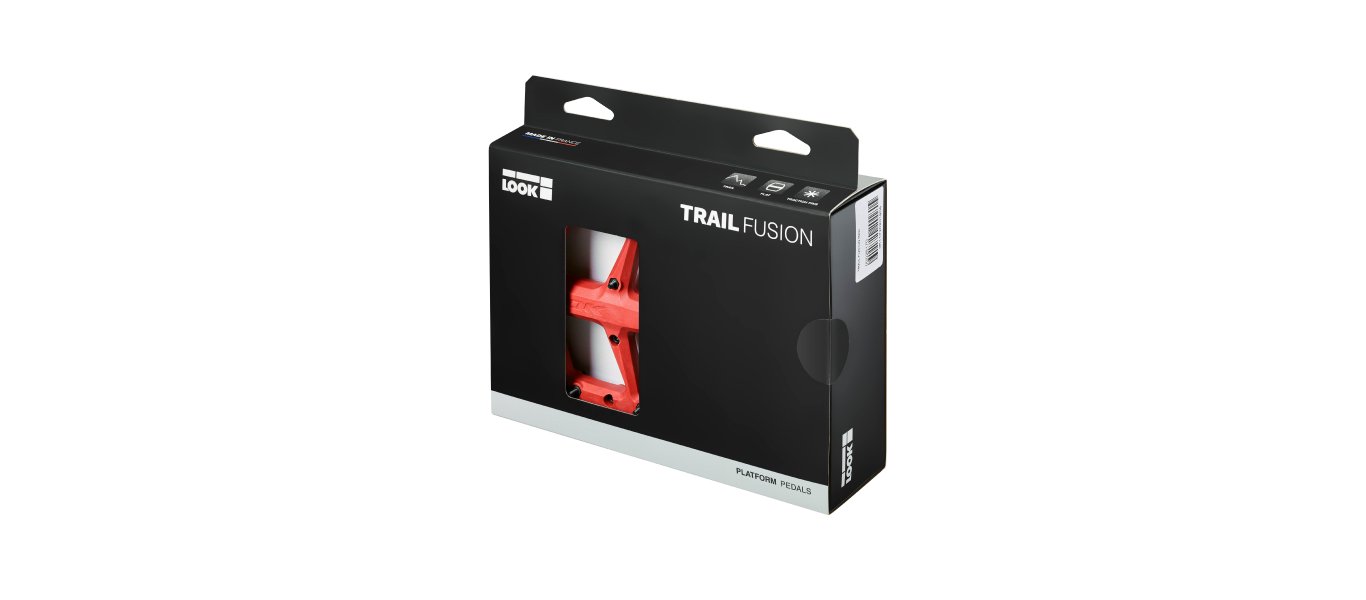 Tilbehør - Pedaler & Klamper - LOOK Pedal Trail Fusion - Rød