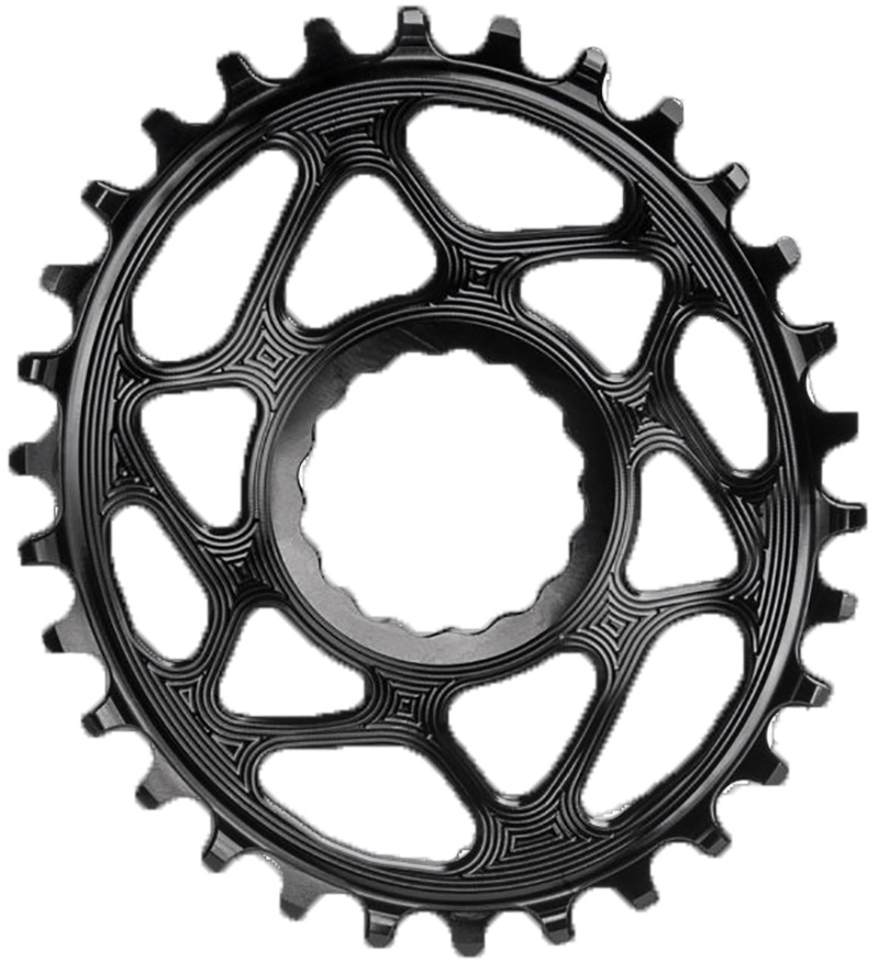 AbsoluteBlack Chainring Direct Mount Singlespeed 32T - (1x10/11/12) Oval (RaceFace) - Sort