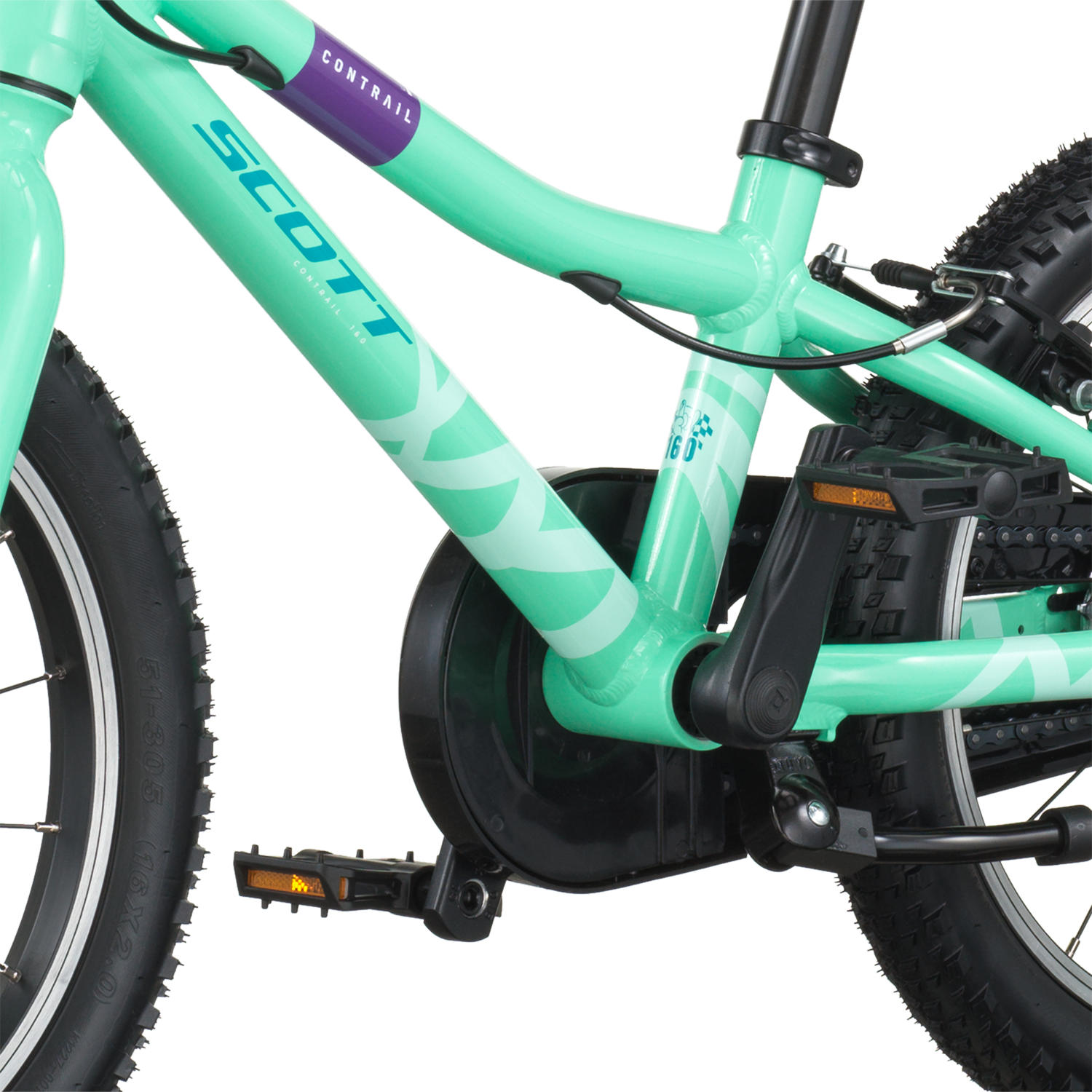 Cykler - Børnecykler - Scott Contrail 160 2026 - Spring Green