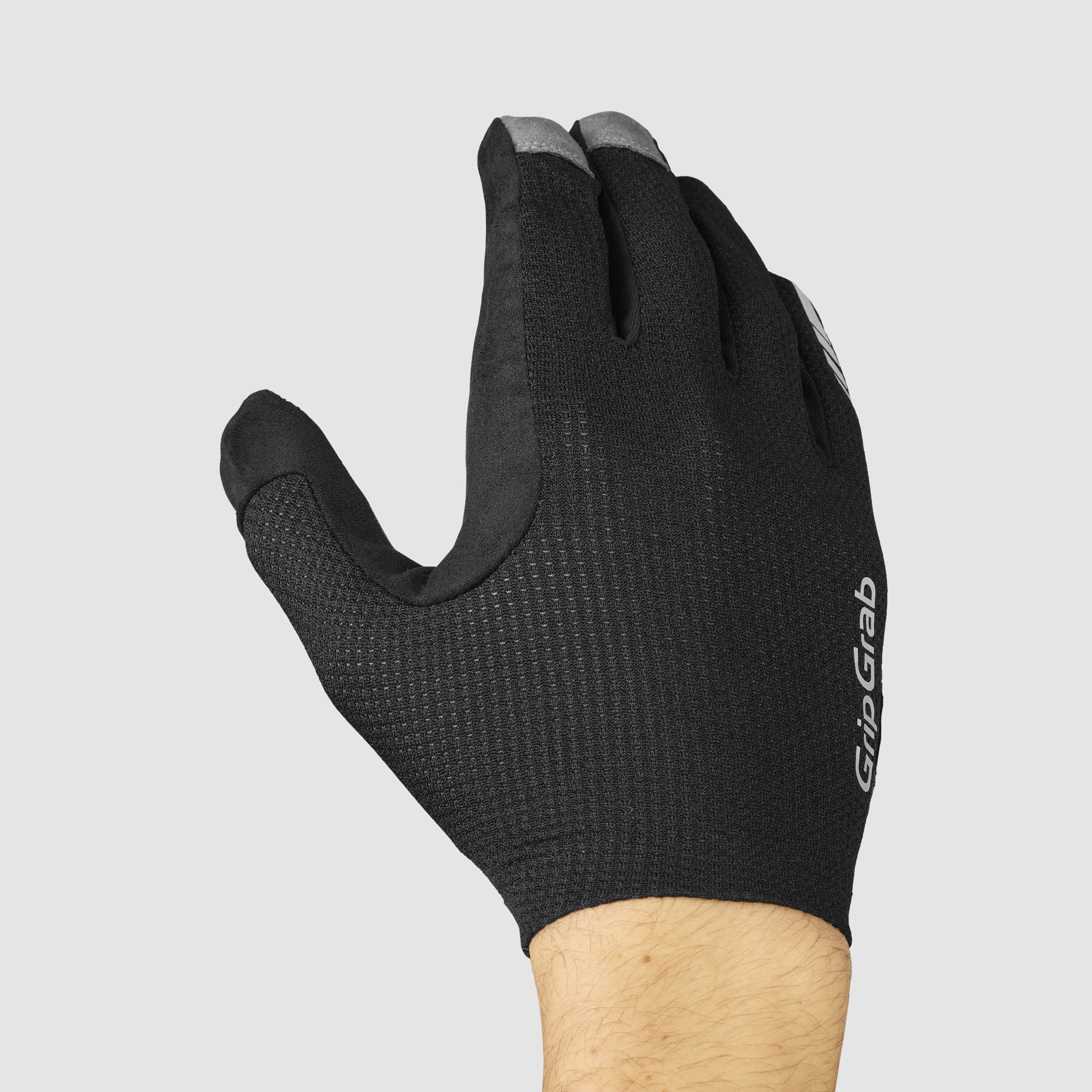 Beklædning - Cykelhandsker - GripGrab PACR InsideGrip™ Langfingret Sommerhandsker - Black
