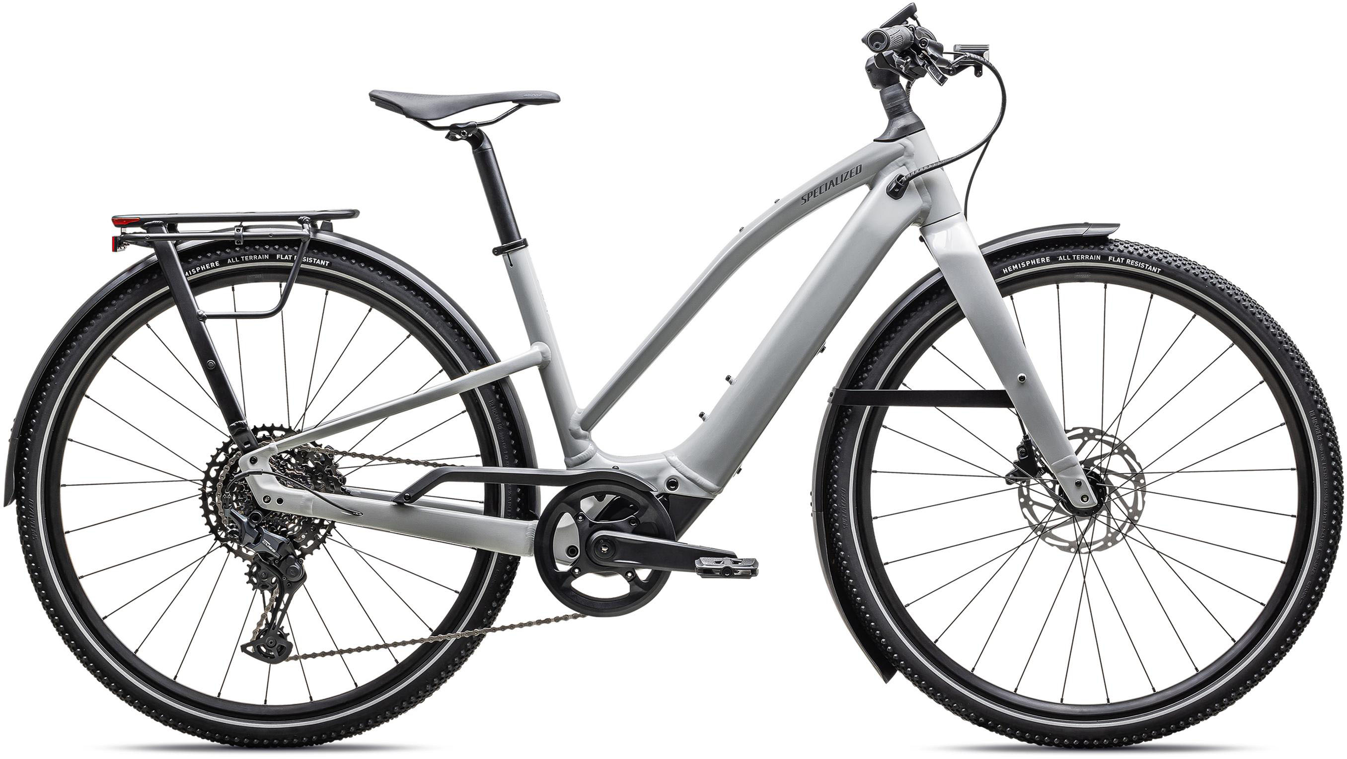Specialized Turbo Vado SL 2 5.0 Step-Through 2026 - Gloss Dove Gray / Cool Grey Frost