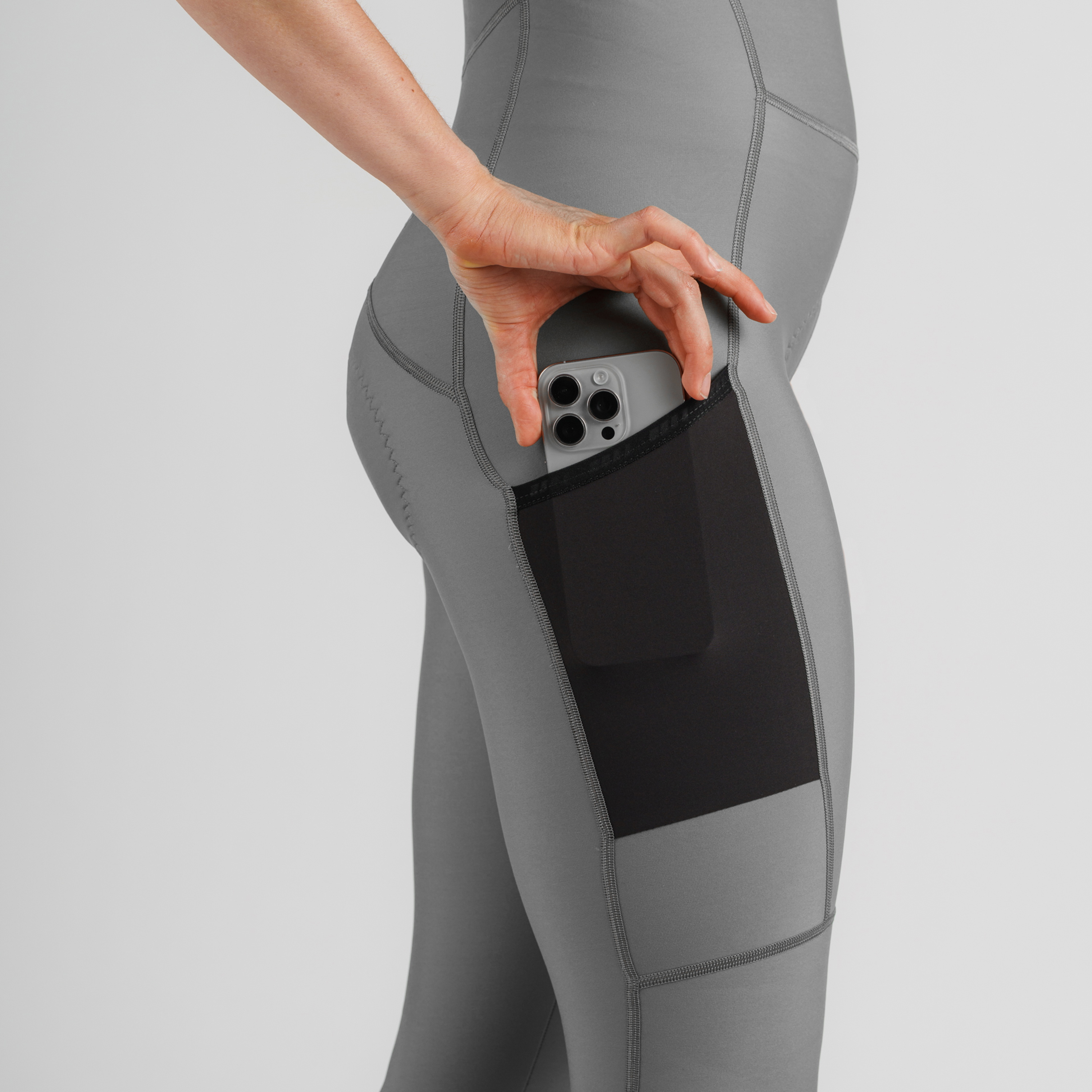 Beklædning - Cykelbukser - GripGrab PACR Thermo bibtights til damer - Grey