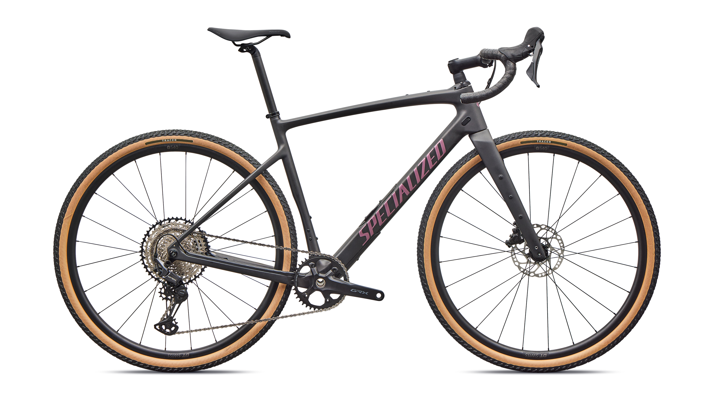 Cykler - Gravel cykler - Specialized Diverge 4 Sport Carbon 2026 - Obsidian Metallic/Quartz Metallic