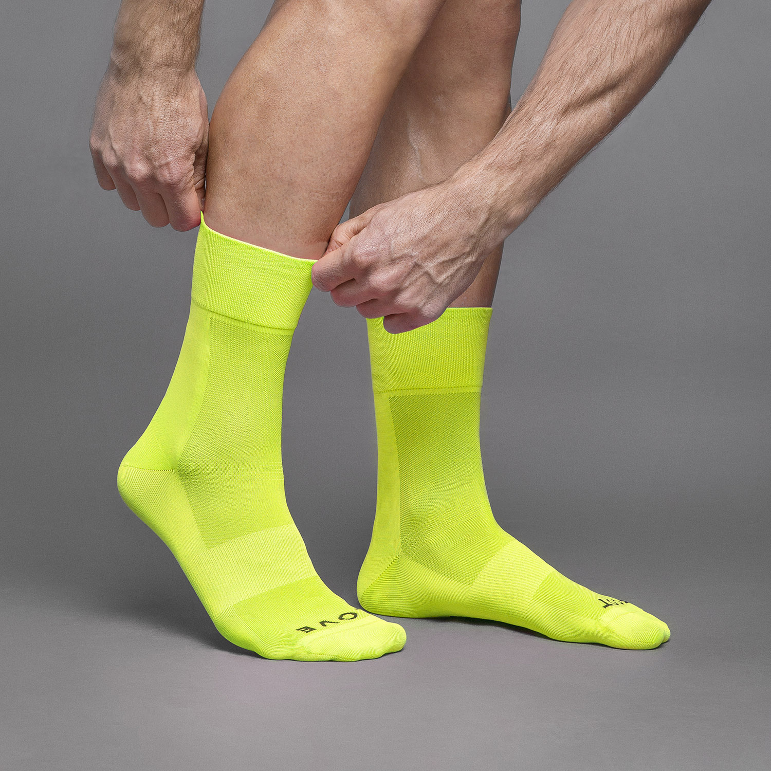 Beklædning - Sokker - GripGrab Lightweight SL Sokker - Hi-Vis Gul