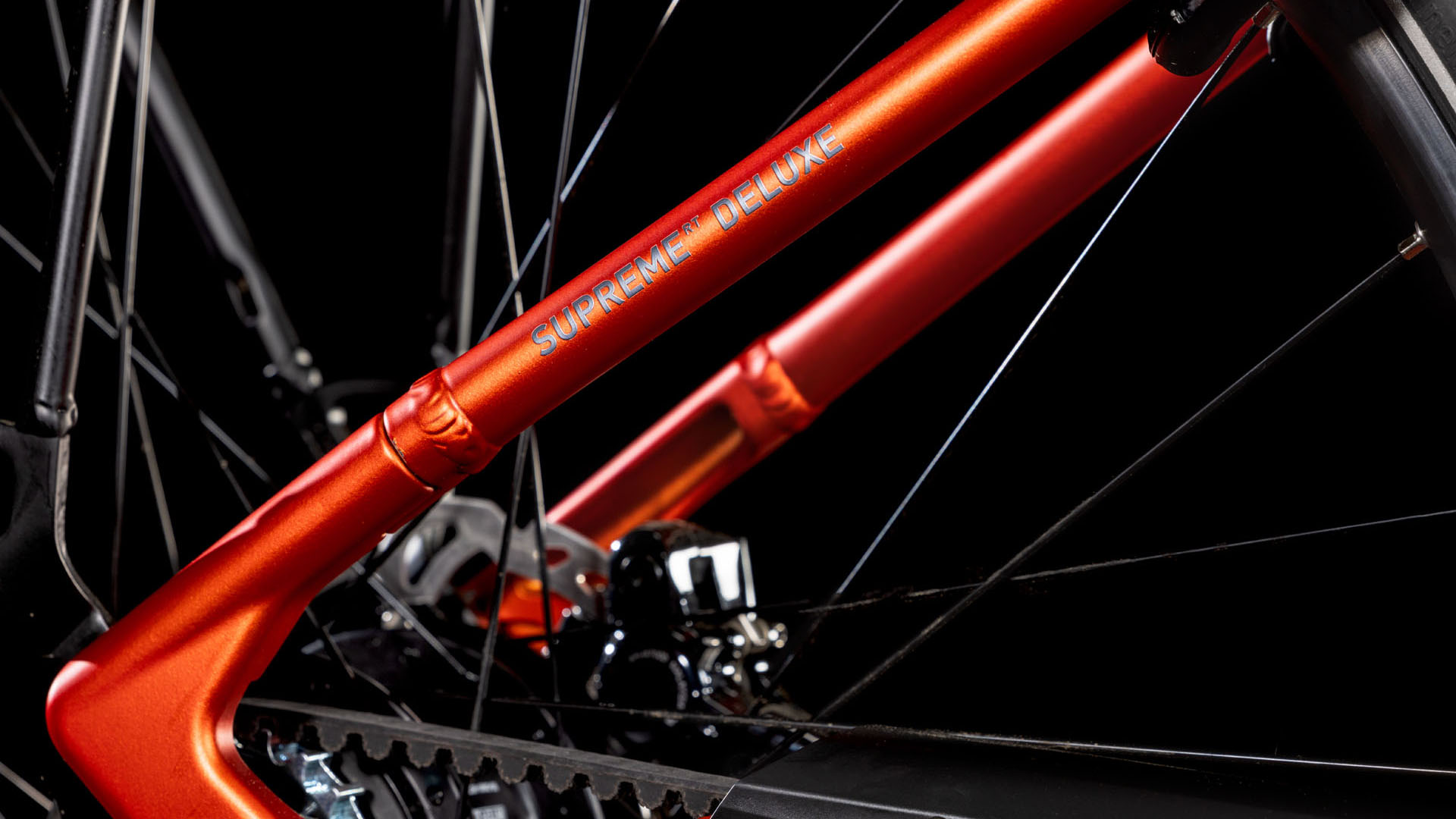 Cykler - Elcykler - Cube Supreme RT Hybrid Deluxe EX 625 2025 - Fireorange 'n Lunar