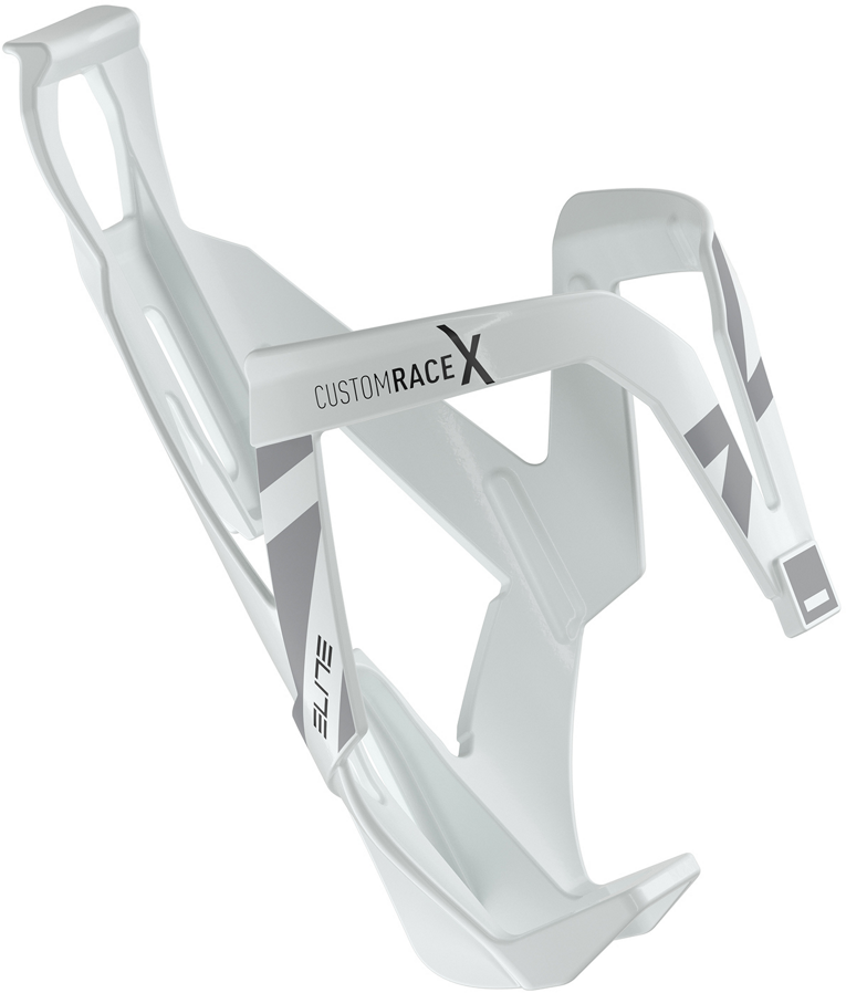 Elite Bottle Cage Custom Race X - White Glossy
