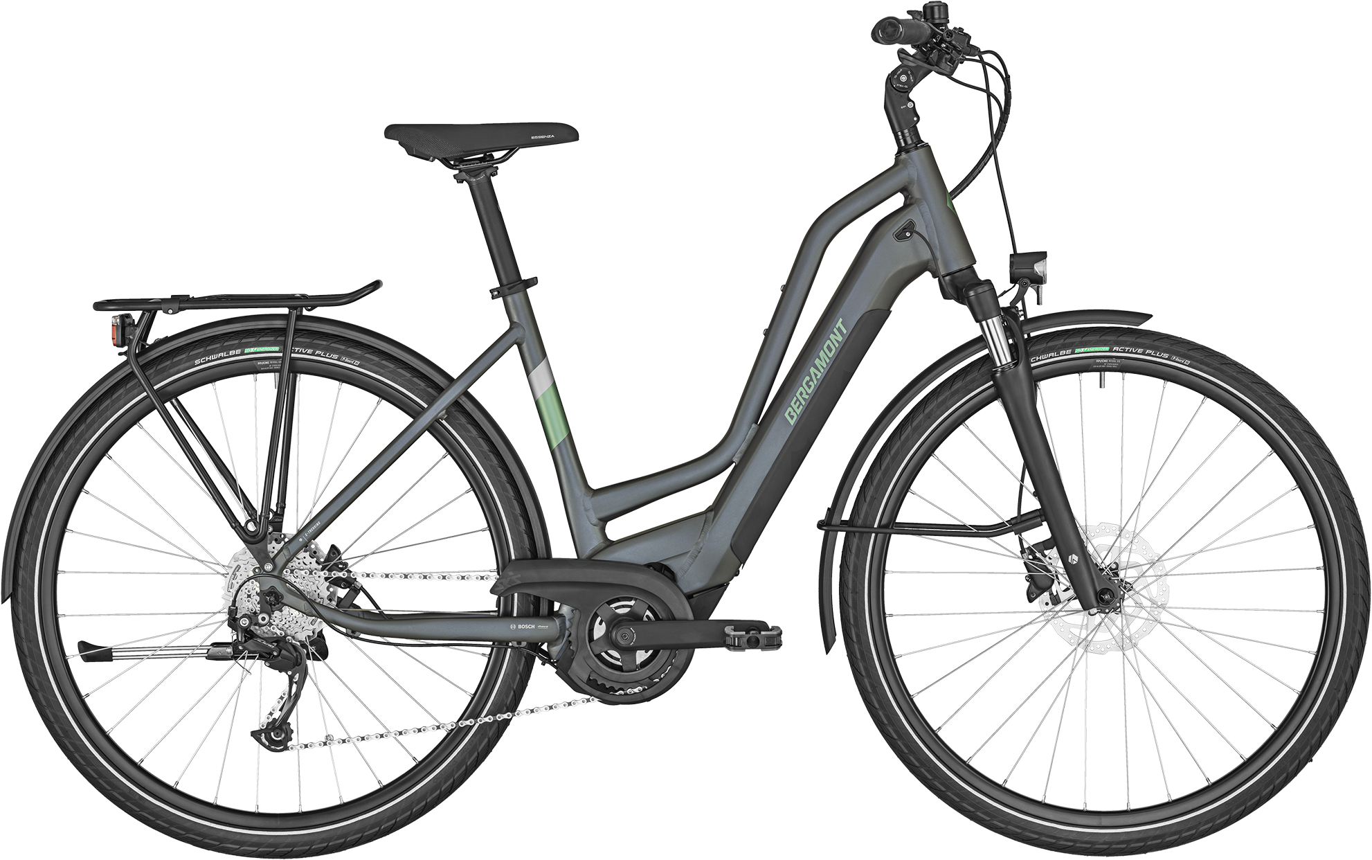Bergamont E-Horizon Tour 5 Amsterdam 2024 - Grå Elcykel