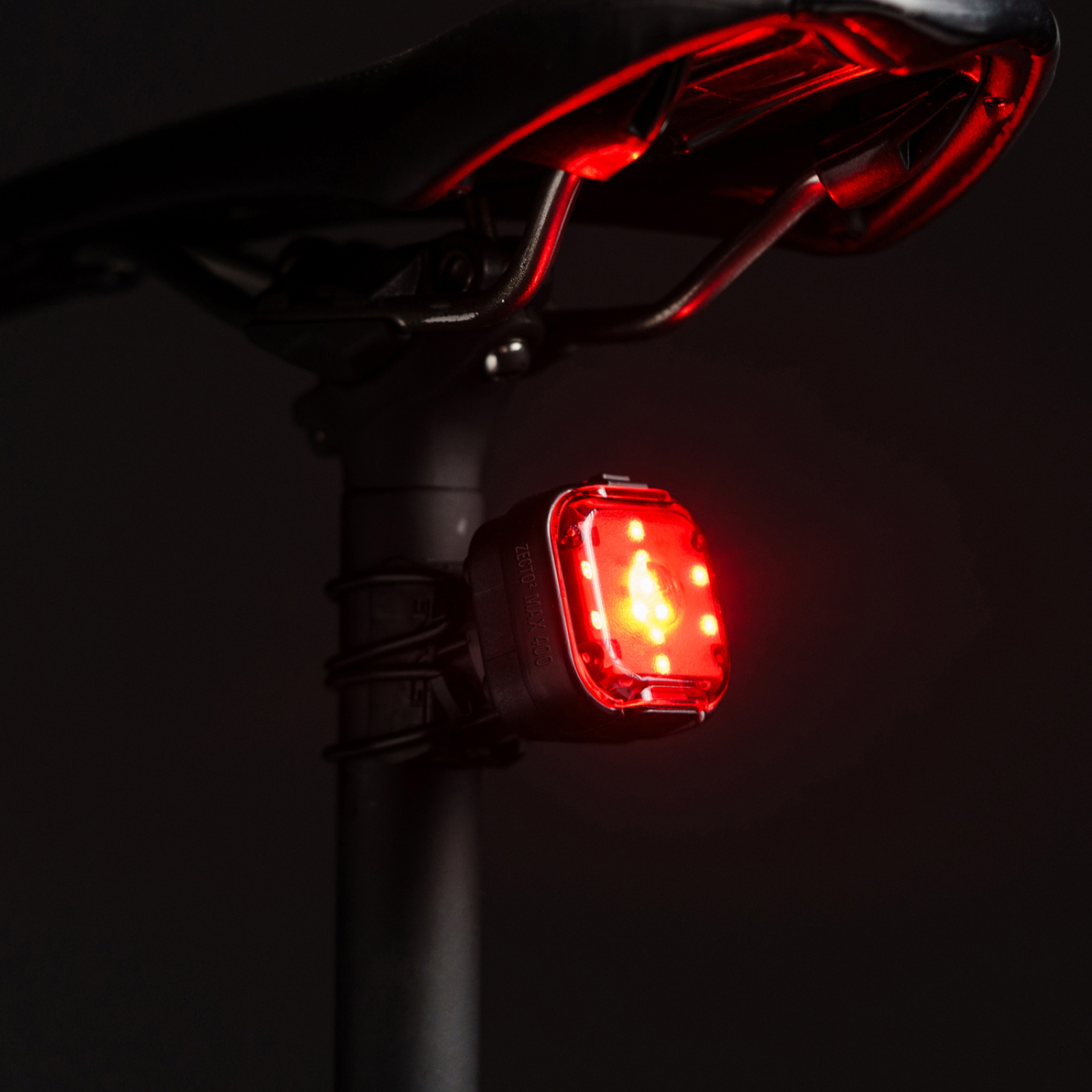 Tilbehør - Cykellygter - Lezyne Zecto 2 Drive Max 400+ Baglygte 400 lumen - Black