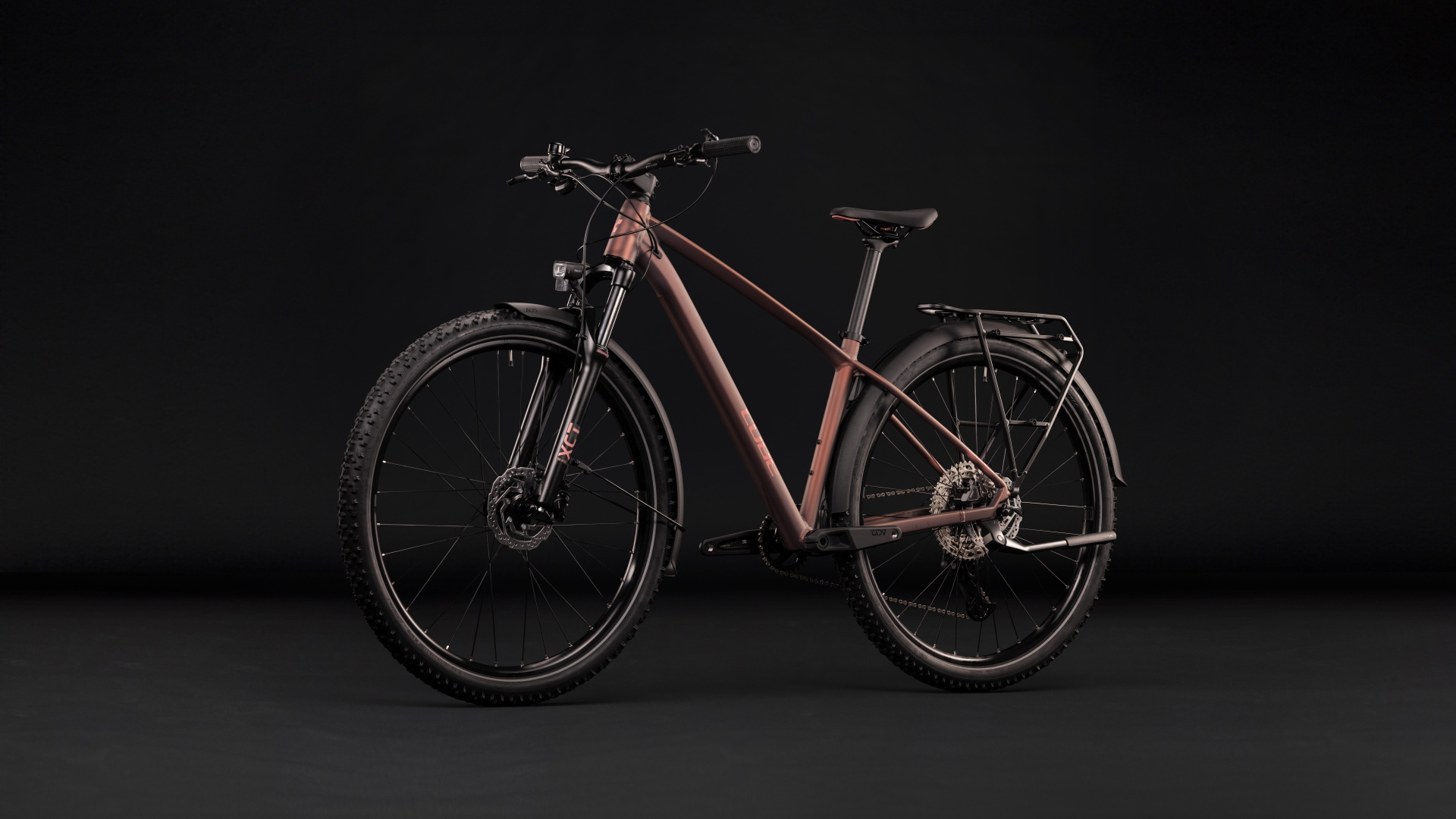 Cykler - Mountainbikes - Cube Aim SLX FE (Fully Equipped) 29" 2027 - Rustyrose´n´Peach