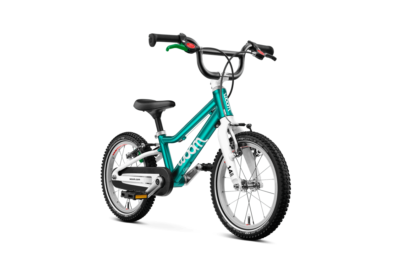 Cykler - Børnecykler - Woom GO 2 - Metallic Turquoise