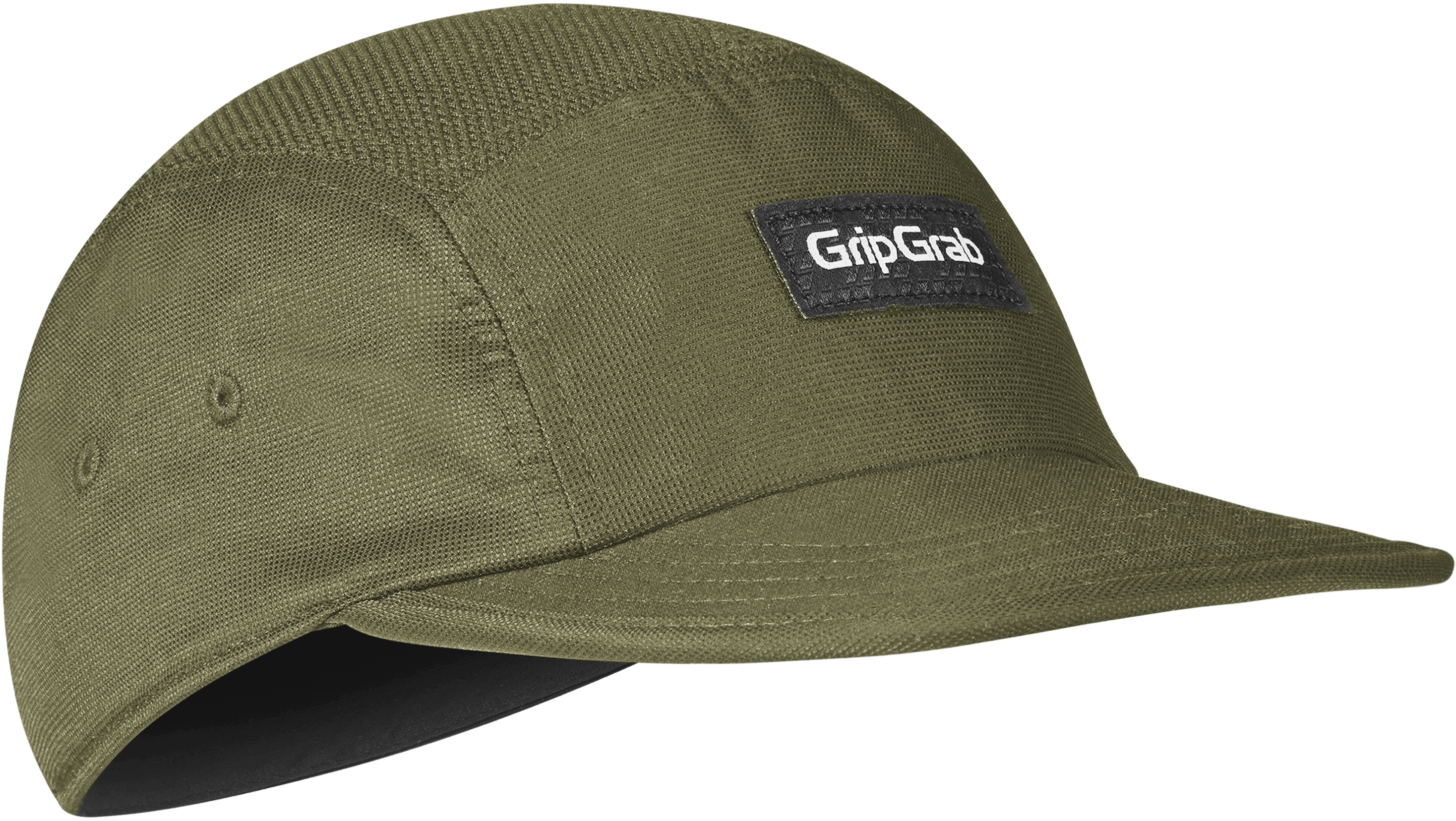 GripGrab 5 Panel Cycling Cap - Olive Green