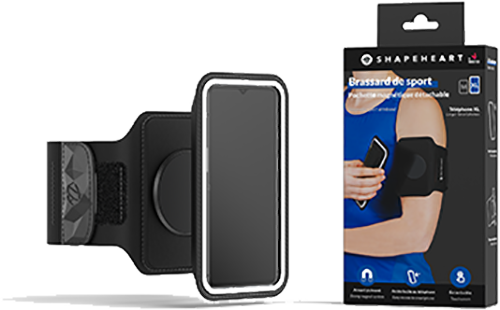 Se Shapeheart Mobilholder til Løb 7cmx14cm Smartphone Holder (Xlarge) hos Cykelexperten.dk