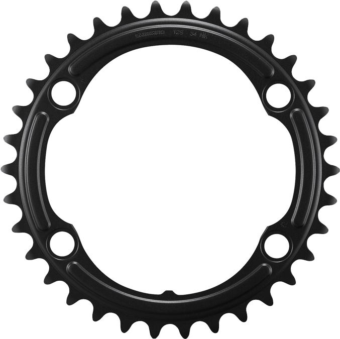 Shimano 105 FC-R7100 Klinge 34T-NK Indre til 50-34T 12 speed Sort