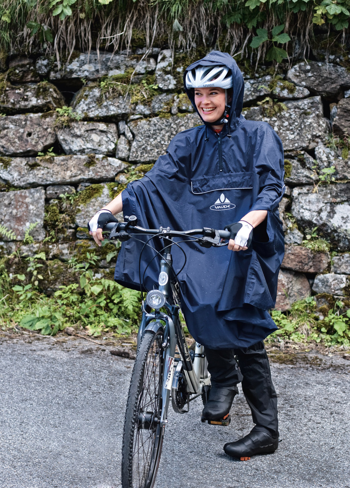 Beklædning - Regntøj & Vindtøj - VAUDE Valdipino Poncho - Black