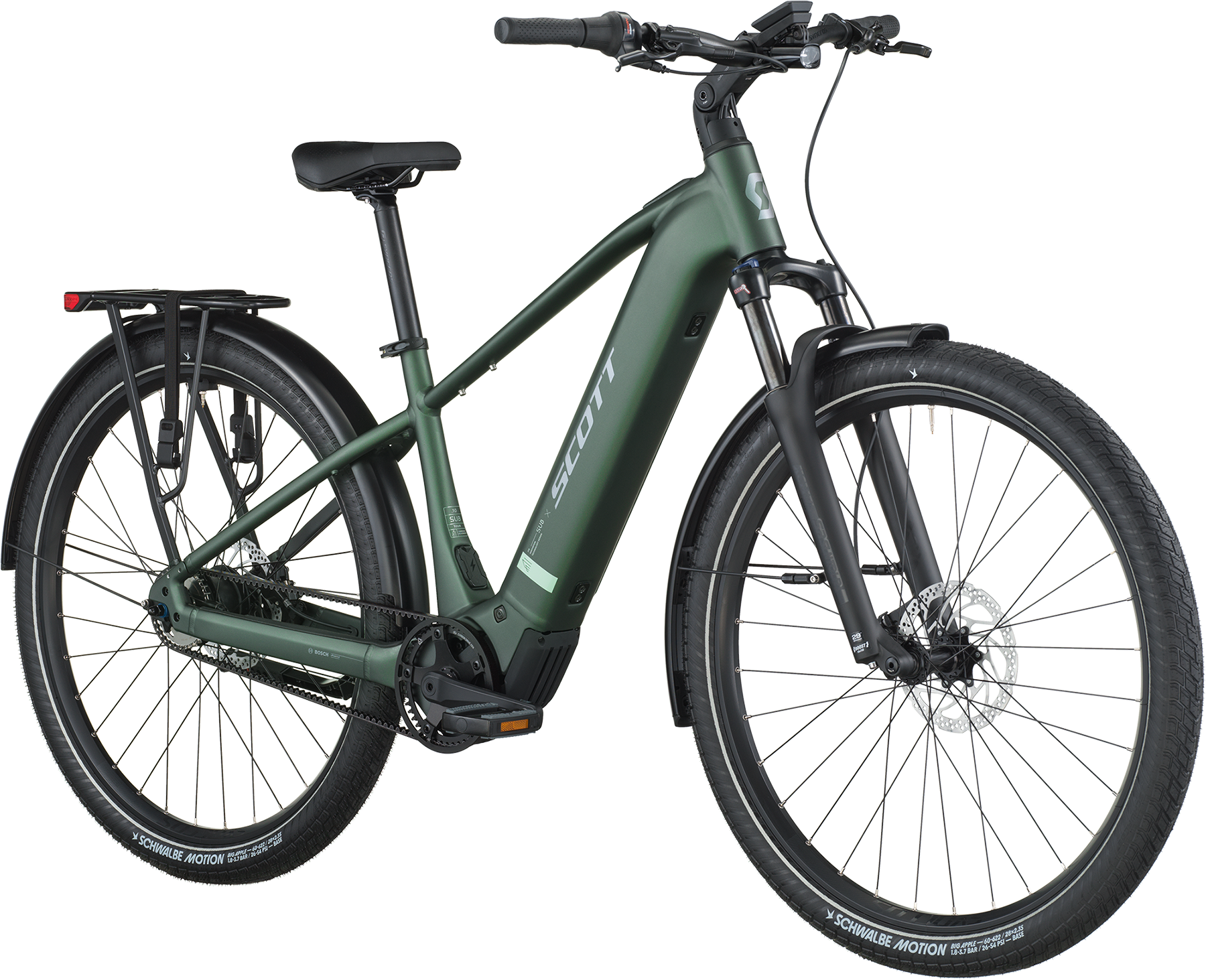 Cykler - Elcykler - Scott Sub Tour eRIDE 10 2026 - Kelp Green