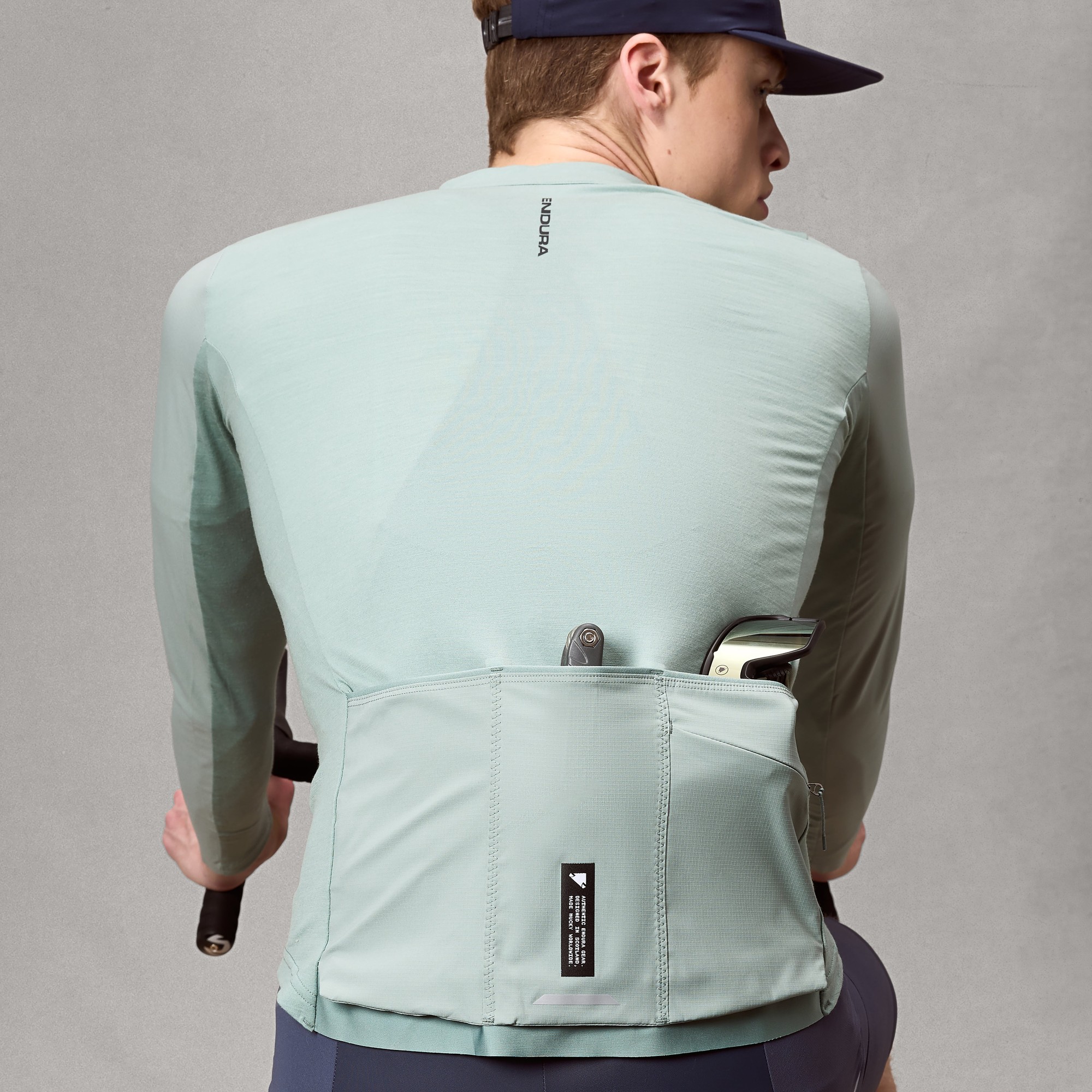 Beklædning - Cykeltrøjer - Endura AllTrack Ride L/S Jersey - Sage Green