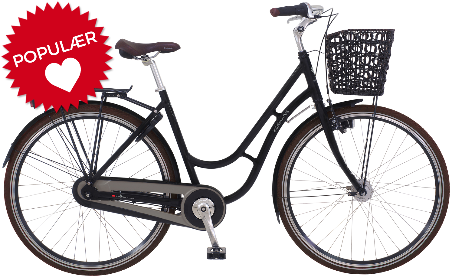 Cykler - Damecykler - Kildemoes City Retro by Cykelexperten 7g Dame 2020, sort - KAMPAGNE