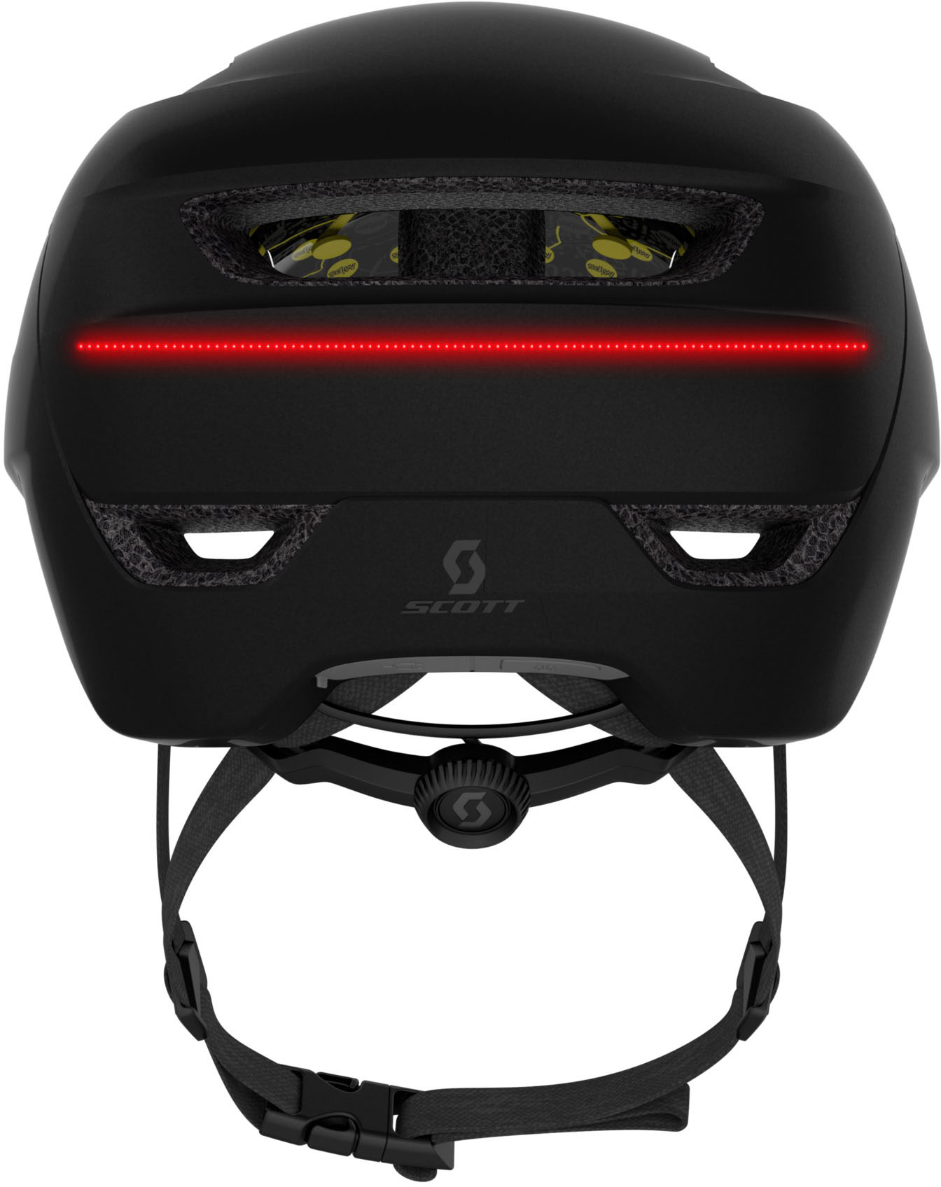 Beklædning - Cykelhjelme - Scott La Mokka Plus Sensor (MIPS) m. LED lys inkl. bremselys Hjelm - Sort