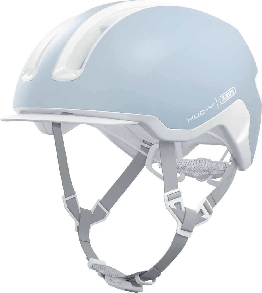 Beklædning - Cykelhjelme - Abus Hud-Y m. LED - Pure Aqua