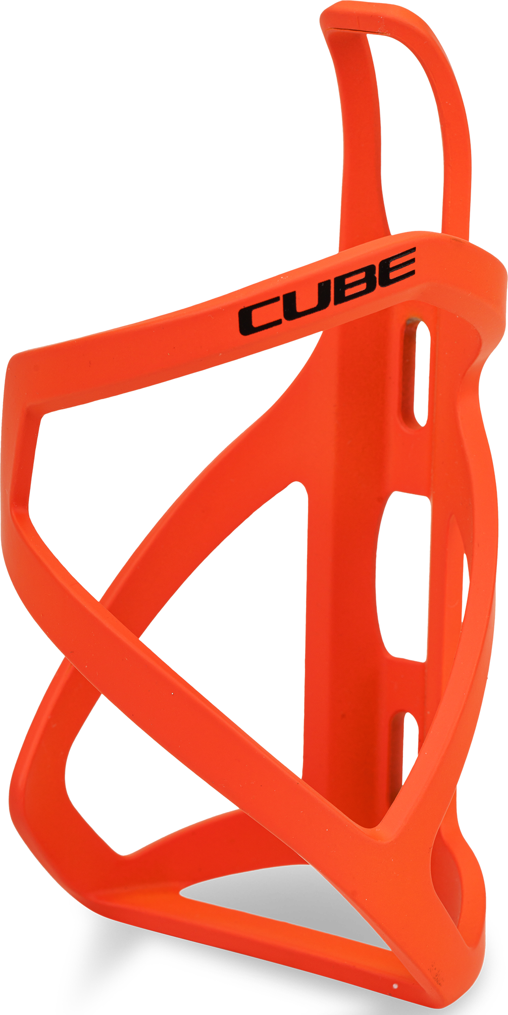 Cube Bottle Cage HPP Dunkholder Sidecage VENSTRE Matt Orange & Glossy Black