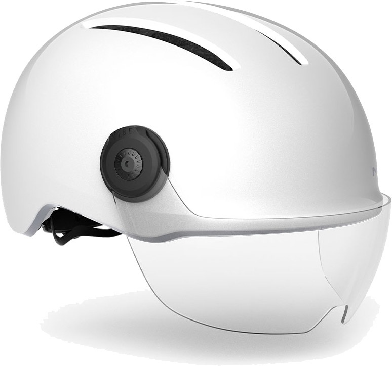 Billede af MET Helmet Vibe On MIPS m. LED - White/Glossy (elcykel hjelm)