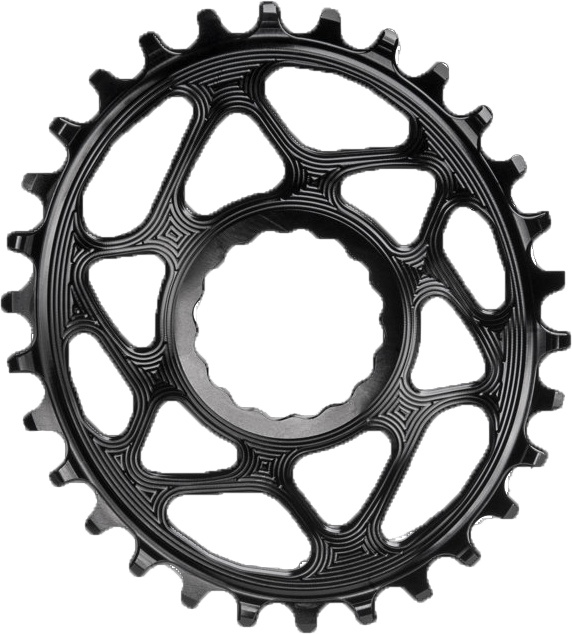AbsoluteBlack Chainring Direct Mount Singlespeed 30T - (1x10/11/12)  Oval (RaceFace) - Sort