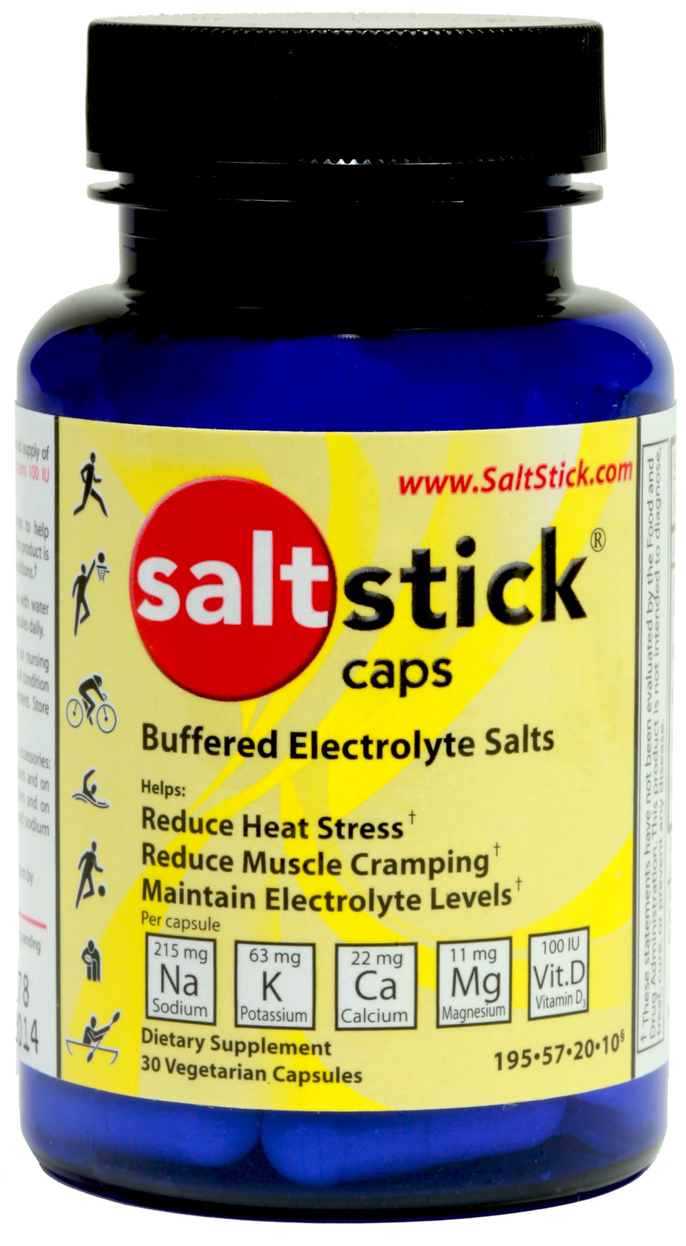 Tilbehør - Energiprodukter - SaltStick Kapsler Elektrolyter 30 stk.