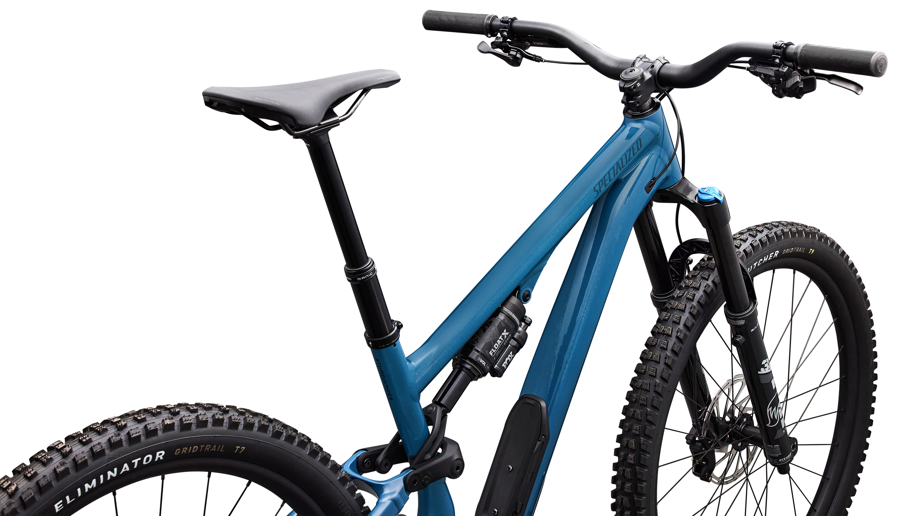Cykler - Mountainbikes - Specialized Stumpjumper 15 EVO Alloy Comp 2026 - Gloss Grey Blue / Cast Blue Metallic
