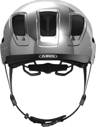 Beklædning - Cykelhjelme - Abus Hyban 2.0 Hjelm m. LED lys - Chrome Silver
