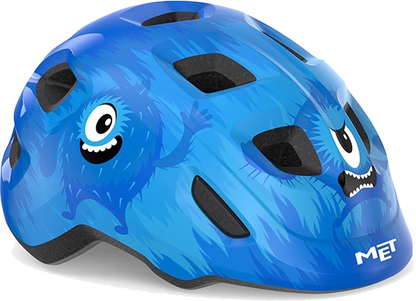 Beklædning - Cykelhjelme - MET Helmet Hooray m. LED lys "Green Buckle" - Bluemonsters