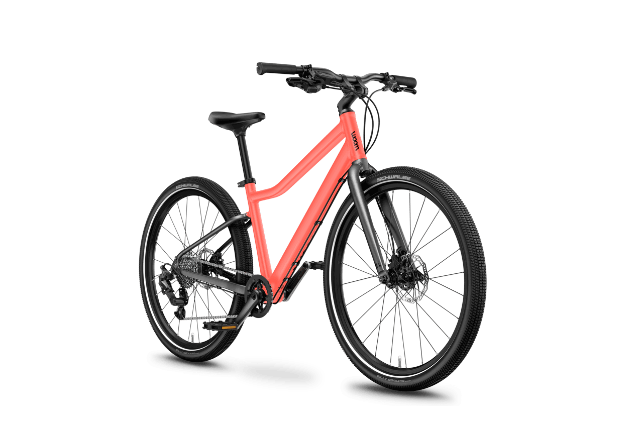 Cykler - Børnecykler - Woom Explore 5 - Neon Coral