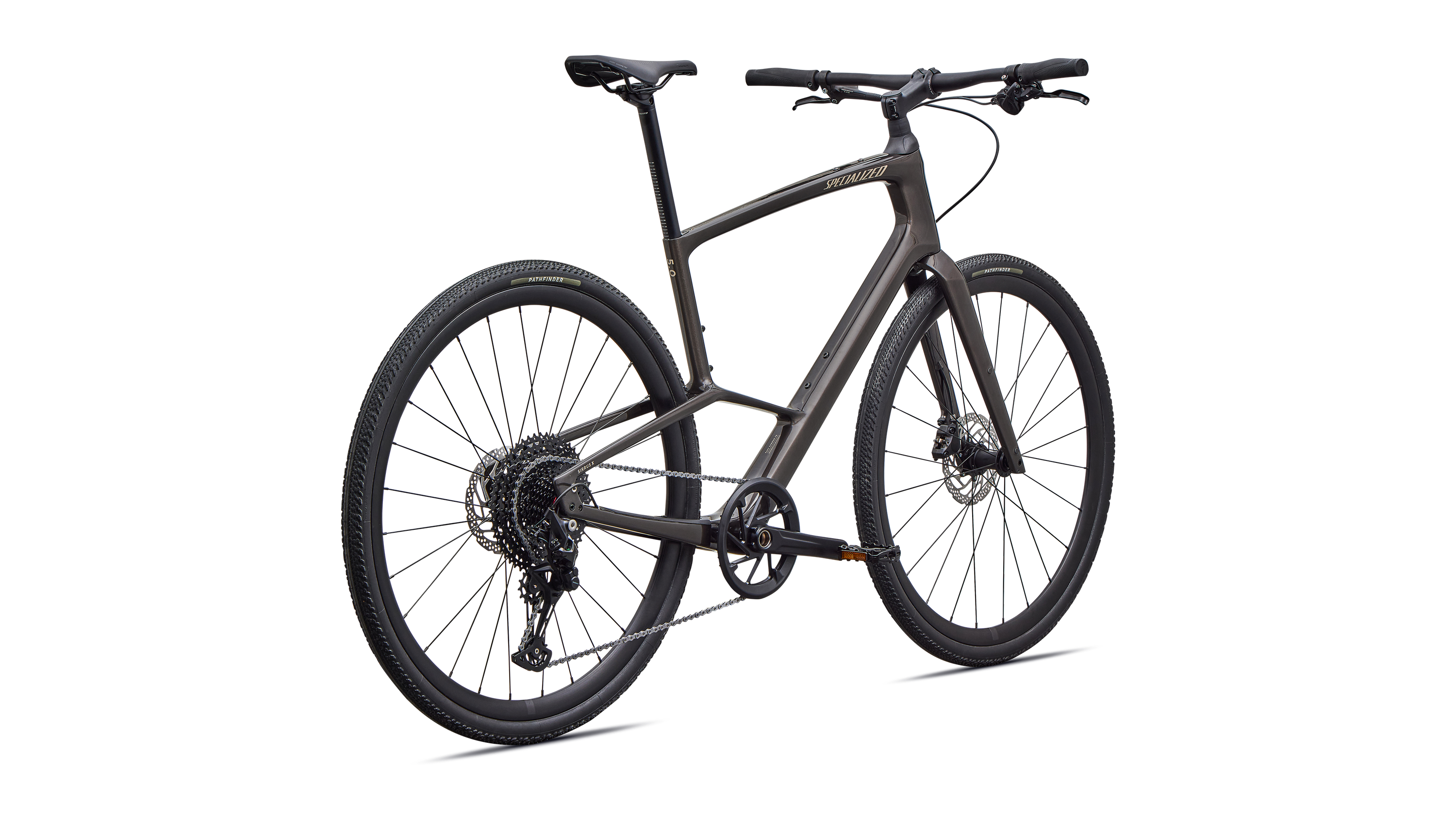 Cykler - Herrecykler - Specialized Sirrus X 5.0 2027 - Gloss Warm Smoke / Sandstone Metallic