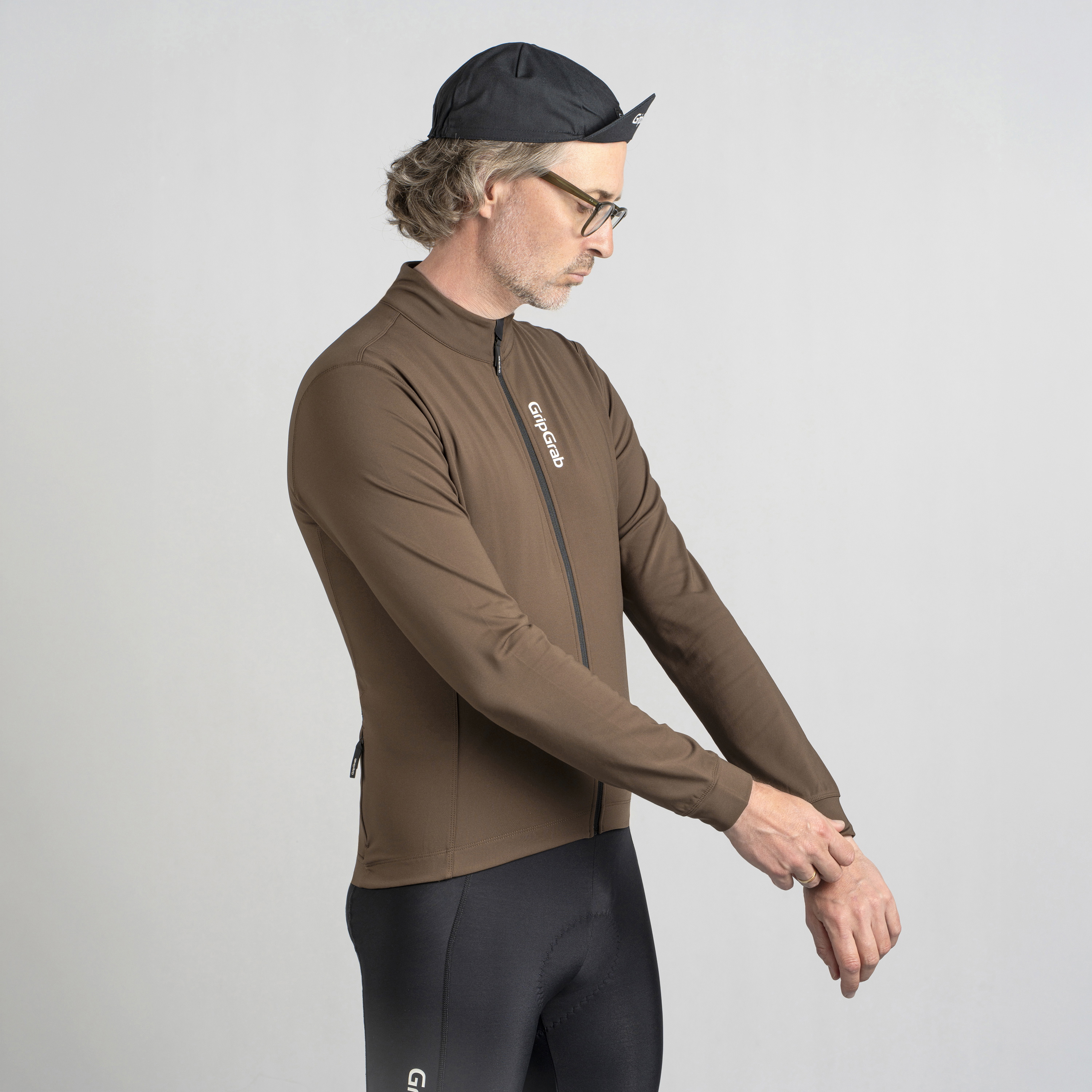 Beklædning - Cykeltrøjer - GripGrab RIDE Langærmet termocykeltrøje - Brown