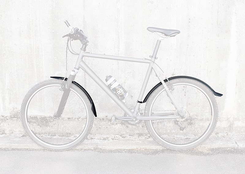 Tilbehør - Cykelskærme - SKS Velo 65 Mountain Skærmsæt 26"-27.5" u. stivere - Sort