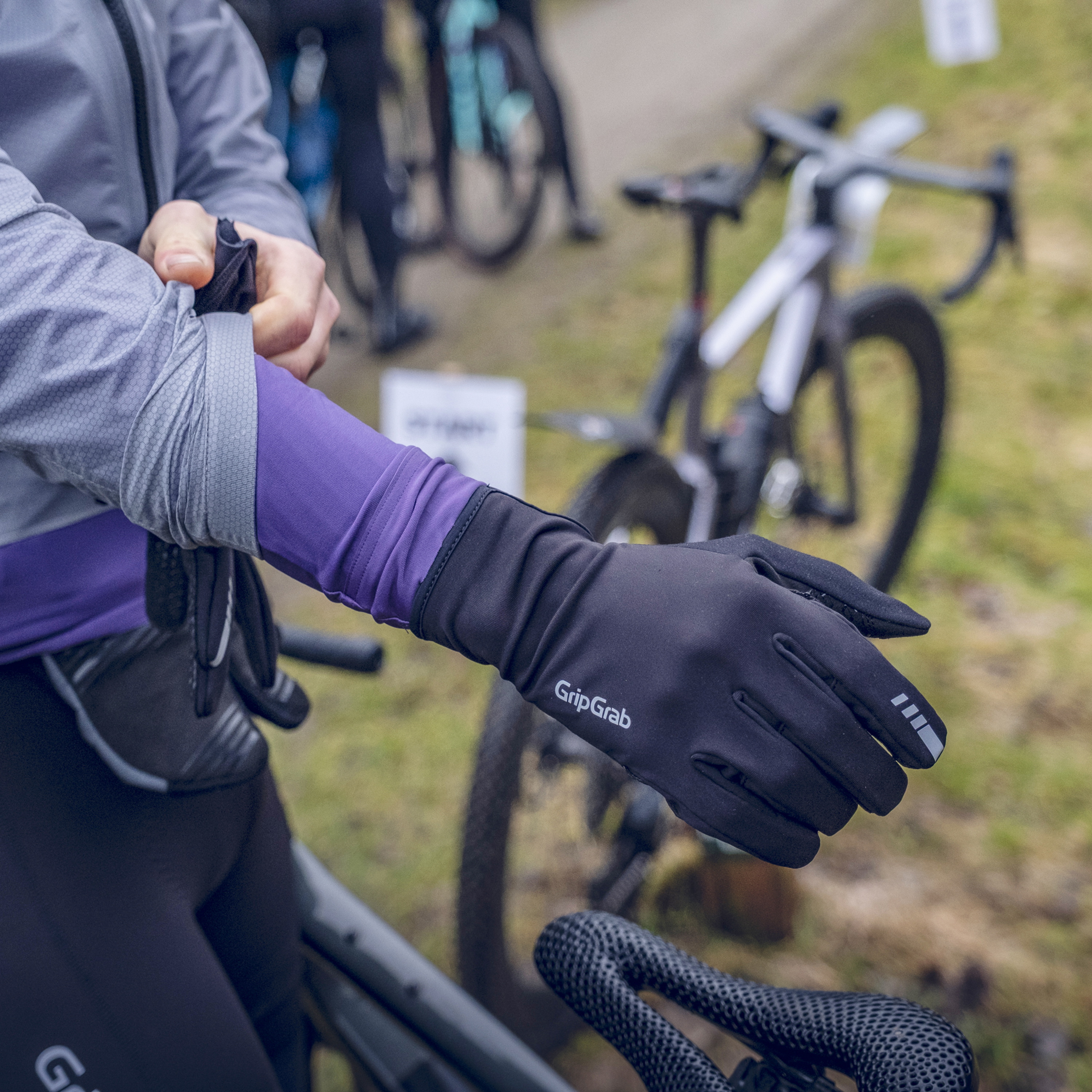 Beklædning - Cykelhandsker - GripGrab PACR Vindtæt Raceday Handsker - Black