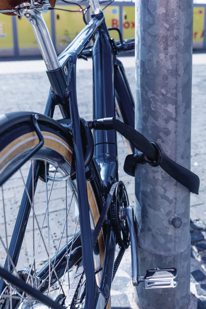 Tilbehør - Cykellås - Kædelås - Abus Kæde 6/85cm IVY til ringlås 100cm - Sort