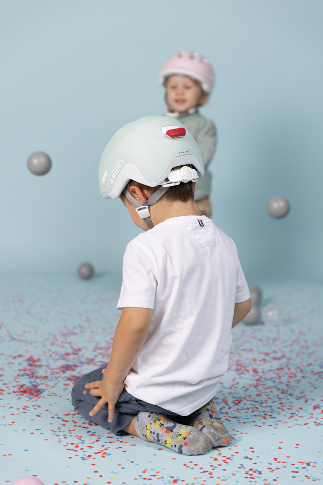 Beklædning - Cykelhjelme - Abus Smiley 3.0 ACE m. LED lys - Pure White