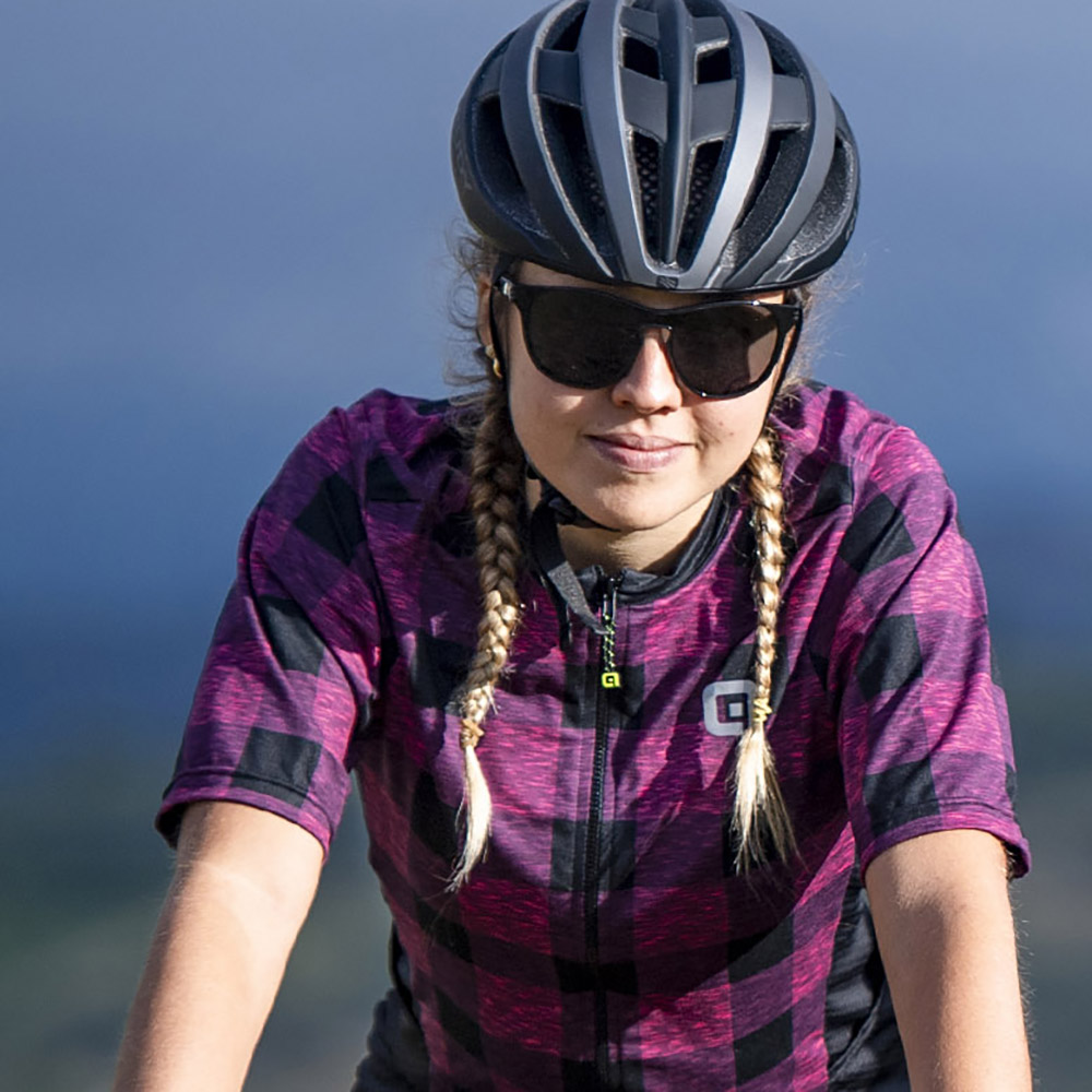 Beklædning - Cykeltrøjer - Alé Jersey Women Gravel Scottish - Lyserød