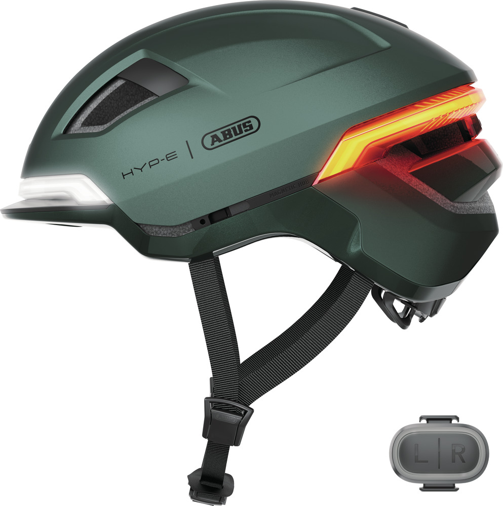 Abus Hyp-E m. LED Lys - Jungle Green