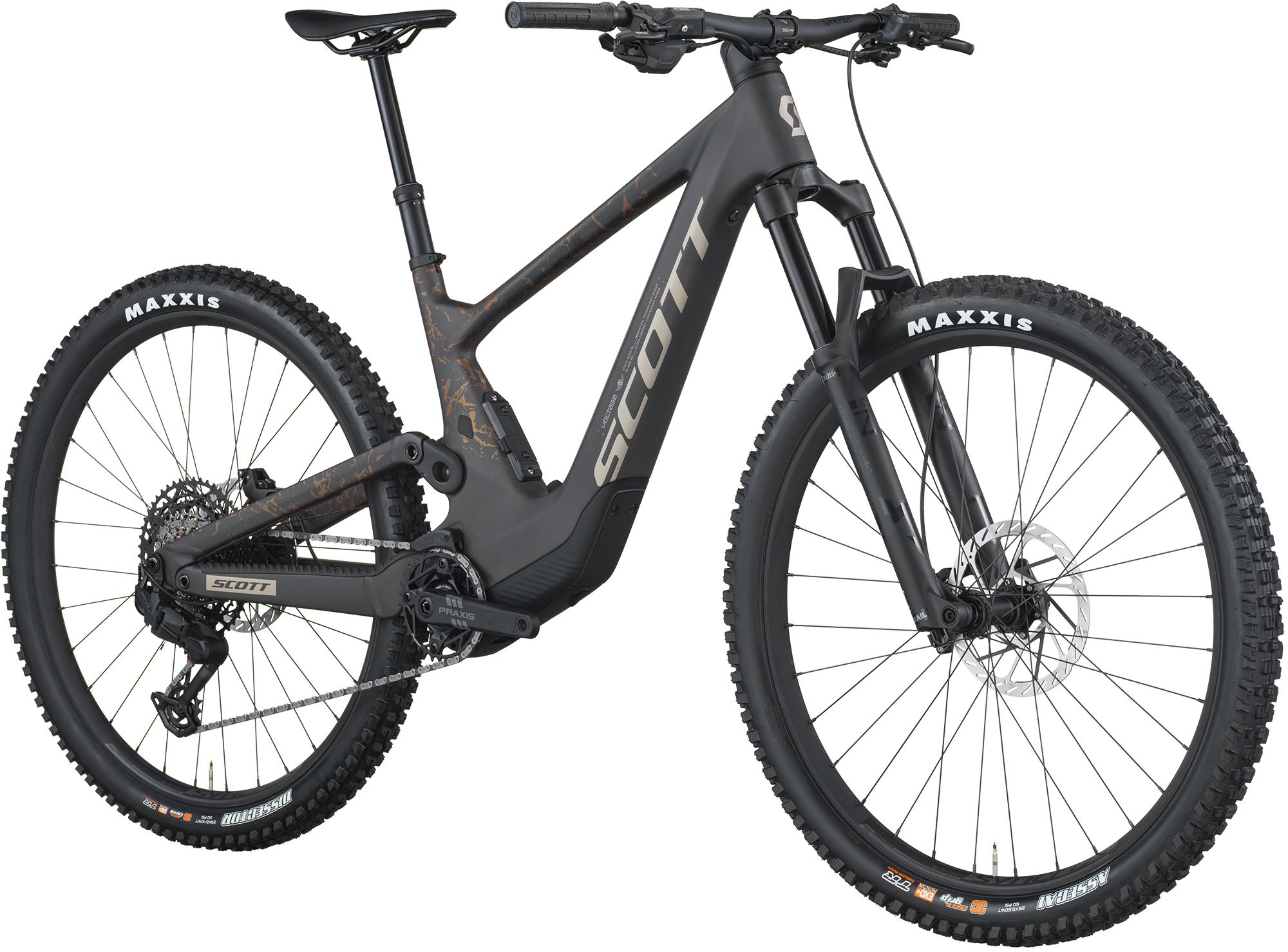 Cykler - Elcykler - Scott Voltage eRIDE 920 2026 - Carbon black/Crackle Bronze