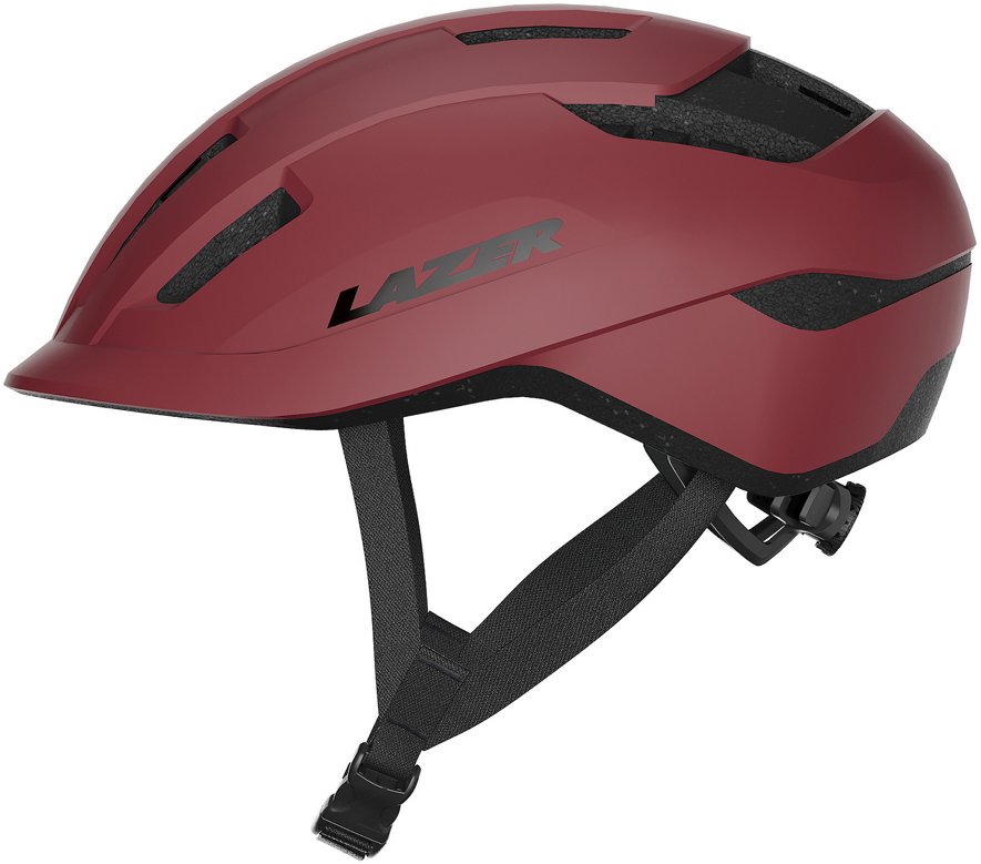 Beklædning - Cykelhjelme - Lazer Compact Kineticore cykelhjelm - Matte Garnet Red