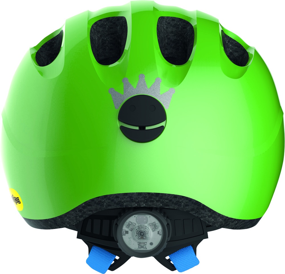 Beklædning - Cykelhjelme - Abus Smiley 2.1 MIPS m. LED - Grøn