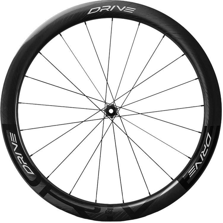 Reservedele - Hjulsæt - EliteWheels Drive G50 SS Disc Hjulsæt 700c Shimano HG - Black Glossy Marbling