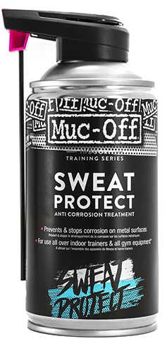 Se Muc-Off Sweat Protect - Anti-korrosionsspray til fitnessudstyr - 300 ml hos Cykelexperten.dk